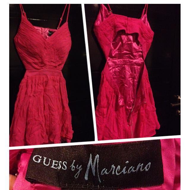 marciano pink dress