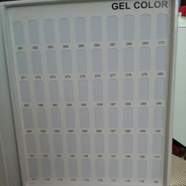 Nail Display / Nail Colour Chart / Professional Display, Health