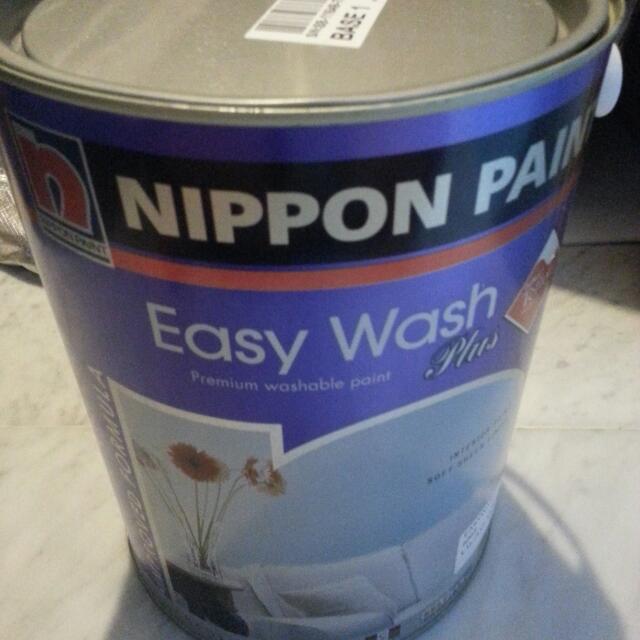 Nippon Paint Easy Wash Lilac White, Furniture & Home Living