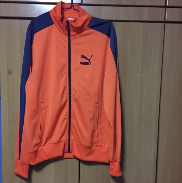 orange puma jacket