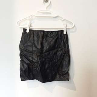 Leather Bandage Skirt