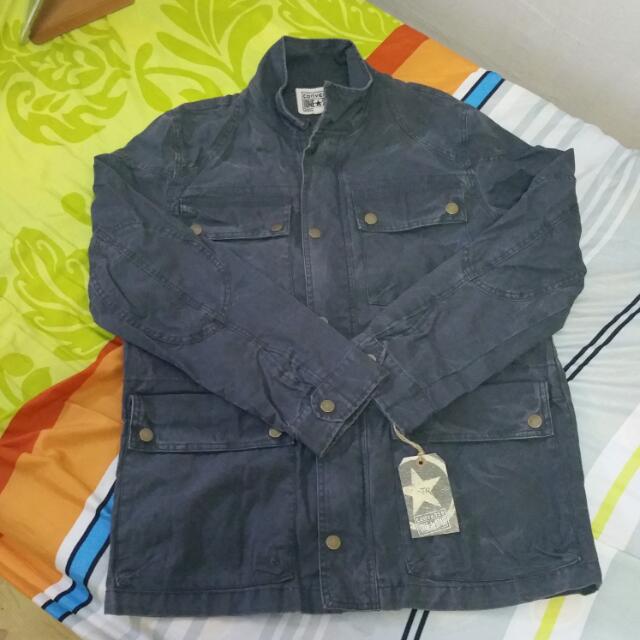 converse military jacket