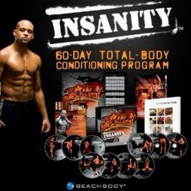 Insanity Workout Videos Sports Equipment on Carousell