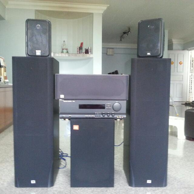 Jbl Home Theatre Surround Speaker W Subwoofer Cheap Electronics On Carousell