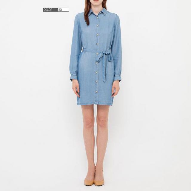 Uniqlo denim on sale dress