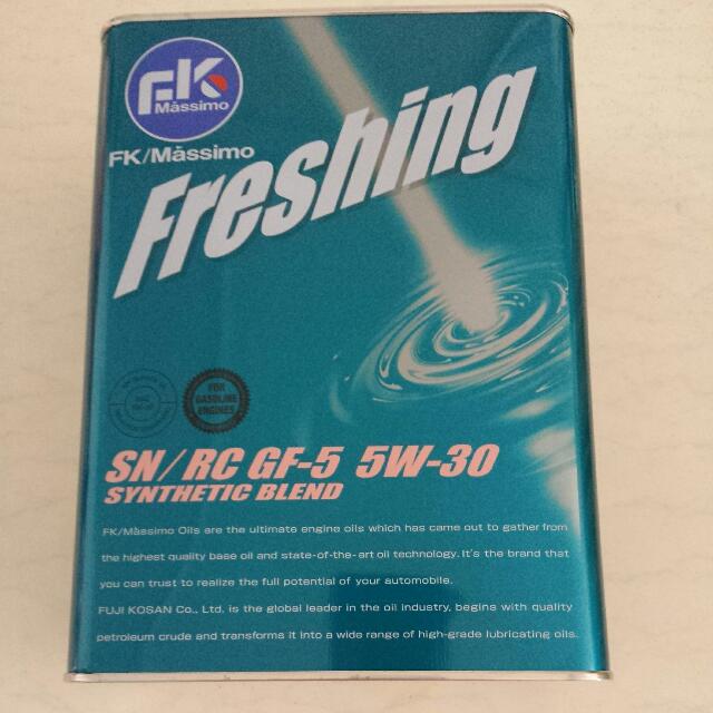 Fk Massimo Japan Freshing 5w 30 Engine Oil Cars On Carousell