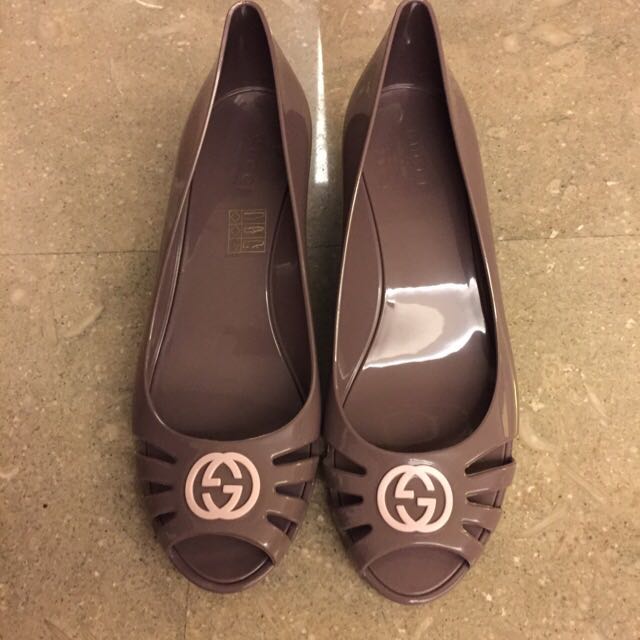 Gucci on sale jelly wedges
