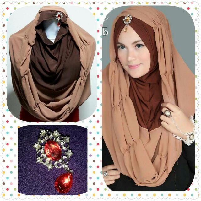 INSTOCK RUBYHOOD (Category: Traditional & Ethnic wear) located in Singapore. Submitted by ctcsg (Listing ID 13528720, Image 2). Description: MATERIAL: CERUTTI + JERSEY KOREA(INNER) AVAILABLE: BROWN ONLY 🚫 NEGO & 🚫 TRADES .