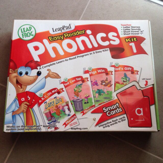 Leapfrog LeapPad Easy Reader Phonics Kit 1, Hobbies & Toys, Books