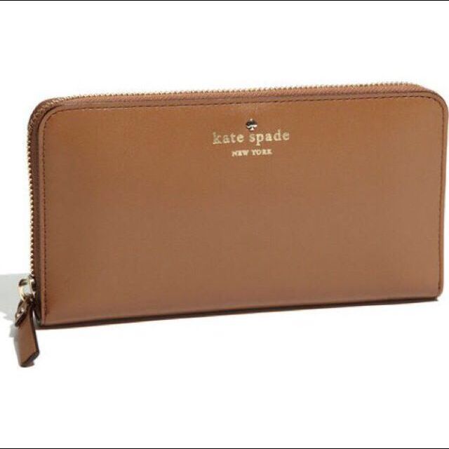 Kate Spade Brown Wallet, Women's Fashion, Bags & Wallets, Purses & Pouches  on Carousell
