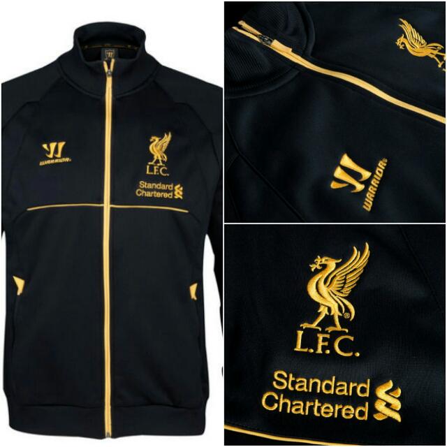 Liverpool F C Black Jacket Men S Fashion On Carousell