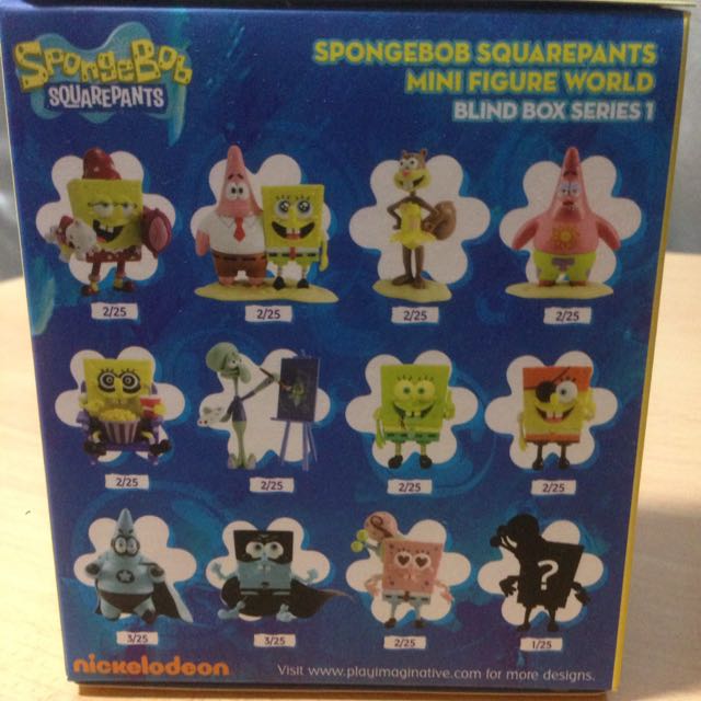 spongebob mini figure world blind box