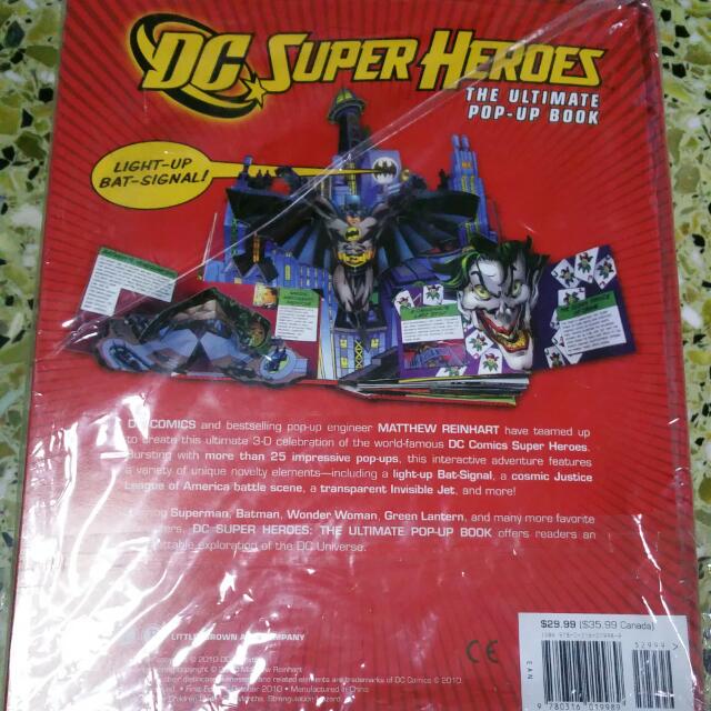 Bn Dc Super Heroes The Ultimate Pop Up Book Everything Else On