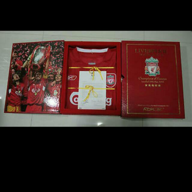 liverpool 2005 champions league commemorative shirt