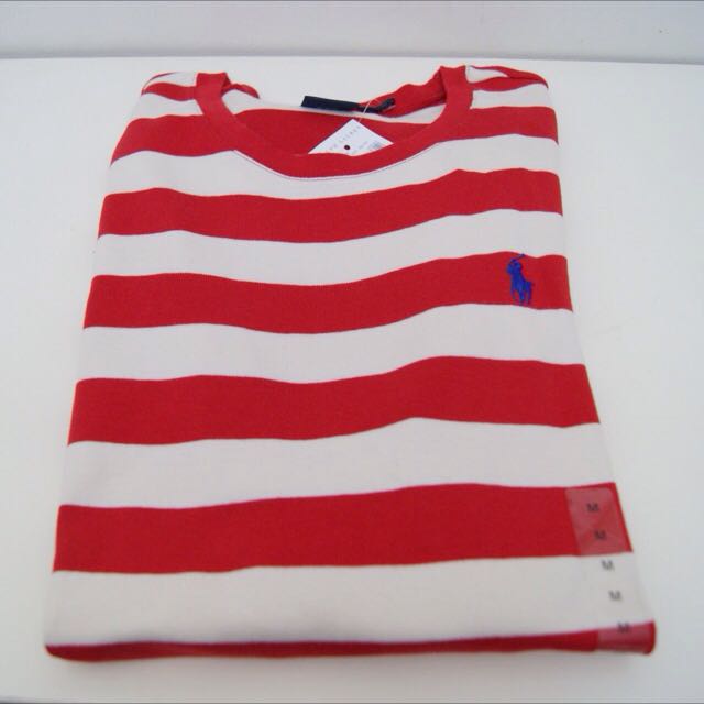 ralph lauren striped tee