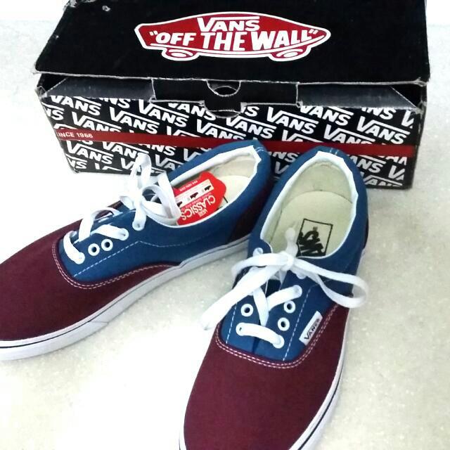 maroon red vans