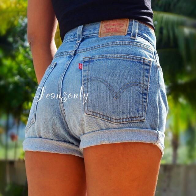 Levi's cuffed shorts cheap