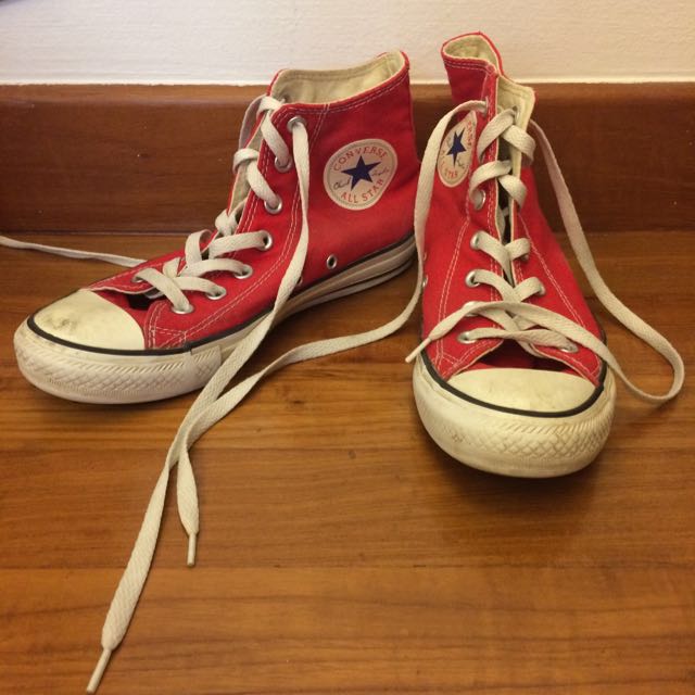 red high top converse