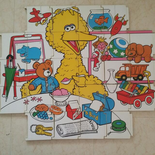 RESERVED Sesame Street ABC s Alphabet Puzzle Hobbies Toys