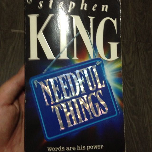 Stephen King Needful Things Books Stationery On Carousell