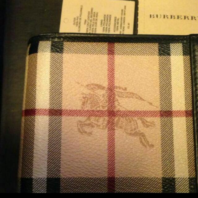 Used Authentic Burberry Haymarket Men s Wallet Men s Fashion