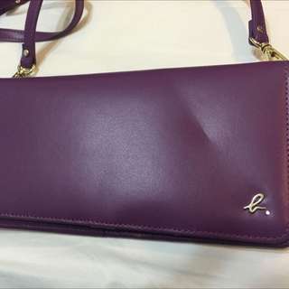 全新正品agnes b.側背手拿包