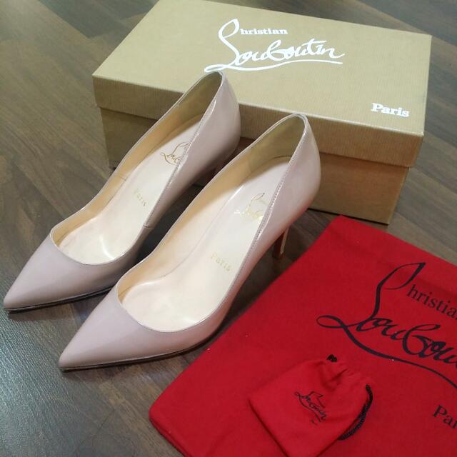 Christian Louboutin Pigalle 85mm Nude Heels