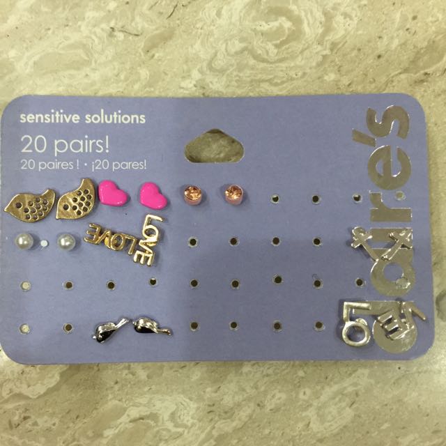 Claire's sensitive discount solutions earrings review