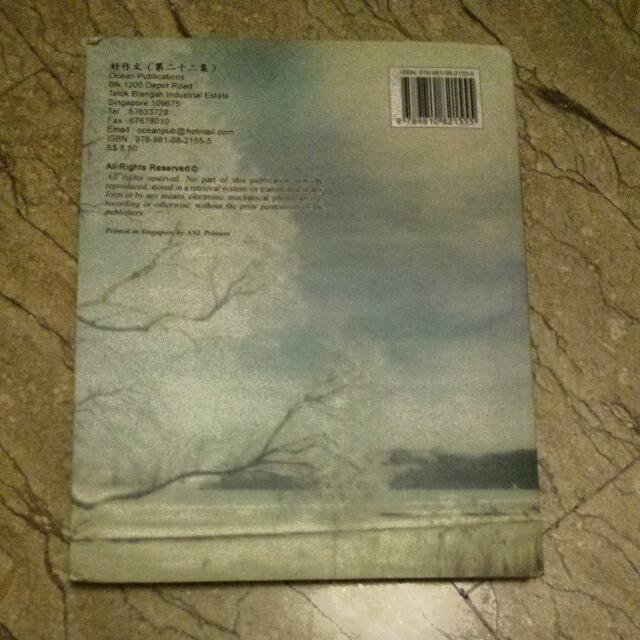 Good chinese composition samples for secondary books 