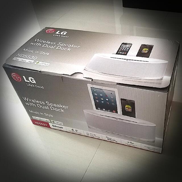 LG Wireless Speaker With Dual Dock, Mobile Phones & Gadgets, Mobile