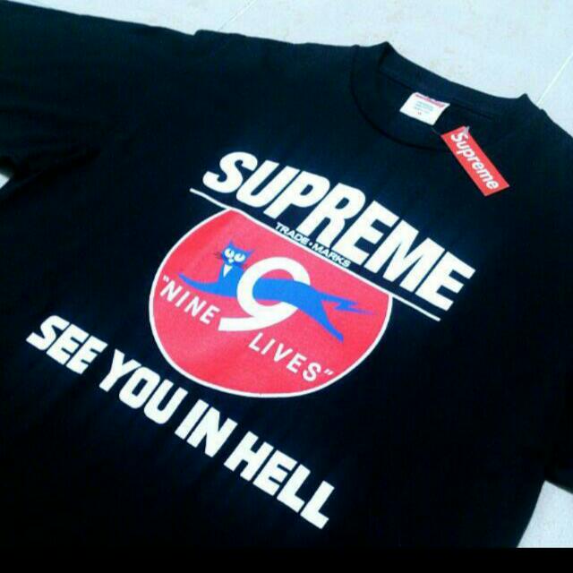 Supreme 9 cheap lives tee