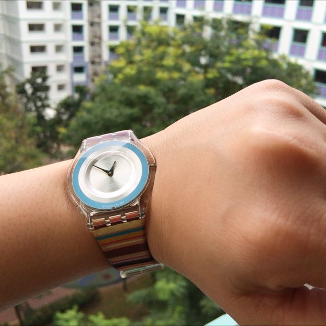 Swatch Rainbow Ultra Thin Watch Mobile Phones Gadgets Wearables Smart Watches on Carousell
