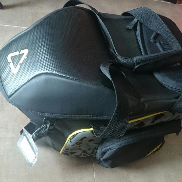 Used Leatt Helmet And Brace Bag, Sports Equipment, Bicycles & Parts