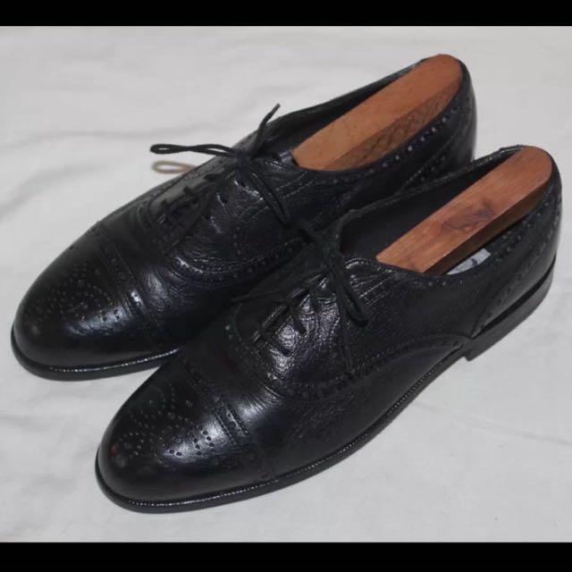 Bally Prestige Black Brogues Oxford Dress Shoe Casual Formal US 9 Men s Fashion Footwear Dress Shoes on Carousell