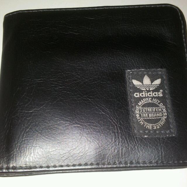 BN Adidas Leather Wallet, Luxury on Carousell