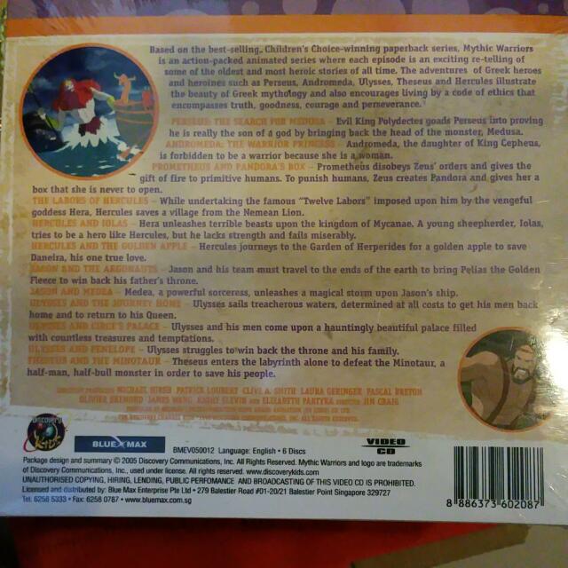 Mythic Warriors - Guardians of The Legend VCD, Hobbies & Toys, Toys