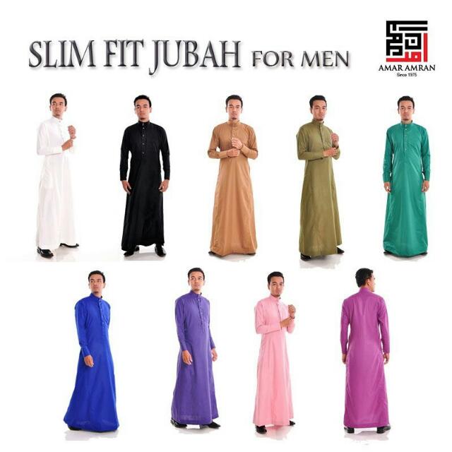 Jubah slim fit outlet