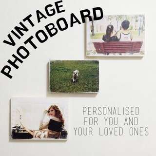 Vintage Customised Photoboard