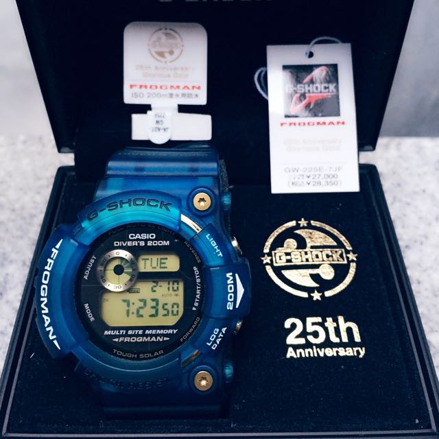 Casio Frogman Glorious Gold GW225E, Luxury, Watches on Carousell