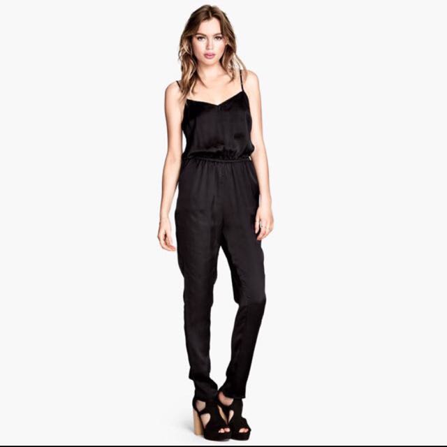H&m silk jumpsuit clearance