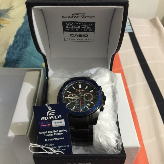 Brand New Casio Edifice Red Bull Limited Edition Watch