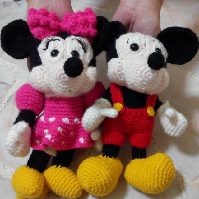 Minnie Amigurumi, Hobbies & Toys, Stationery & Craft, Handmade Craft on