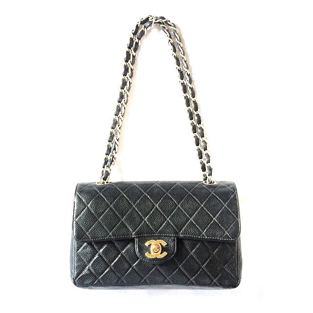 SOLD! Chanel 2.55 Timeless Classic Flap Small Black Lambskin - Classic390