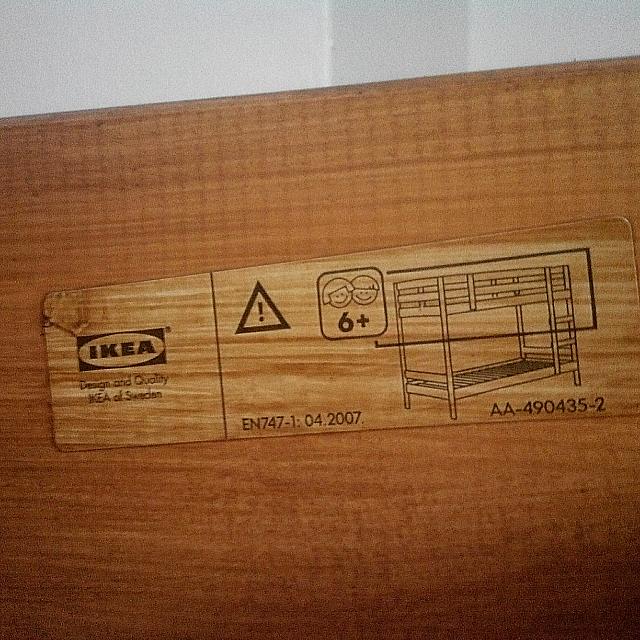 Double Decker Wooden Bed Frame Furniture On Carousell
