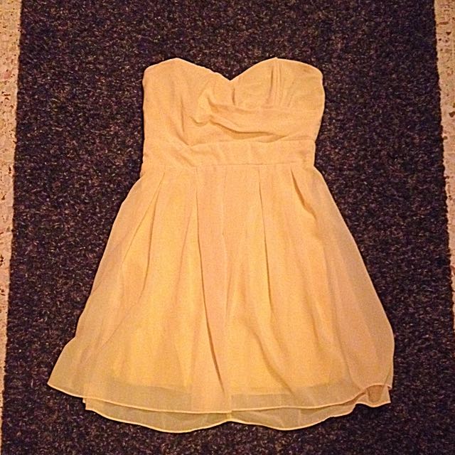 pale yellow skater dress