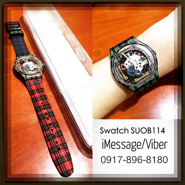 Swatch Originals New Gent MC Pattern SUOB114 Watch