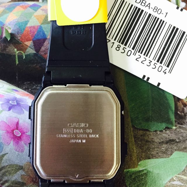 casio phone dialer watch