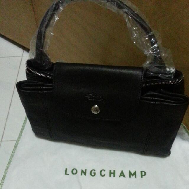 Longchamp Le Pliage Cuir Mini XS, Luxury, Bags & Wallets on Carousell