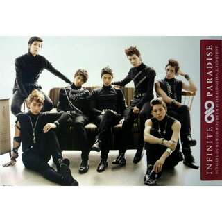 AUTOGRAPHED INFINITE PARADISE POSTER (PENDING)
