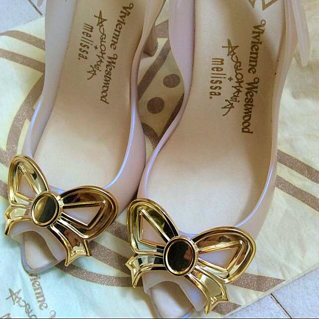 MELISSA VIVIENNE WESTWOOD Shoes Ladydragon Bow Nude Sling back